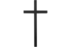 DICOSMETIC Christian Wooden Wall Cross, Jesus Christ Cross, 13x25.5x2.05cm, Easter Gift