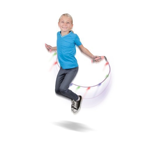 Geospace Sparkler LED Jump Rope With kinetic-powered Lights (Assorted Colors) by GeoSpace