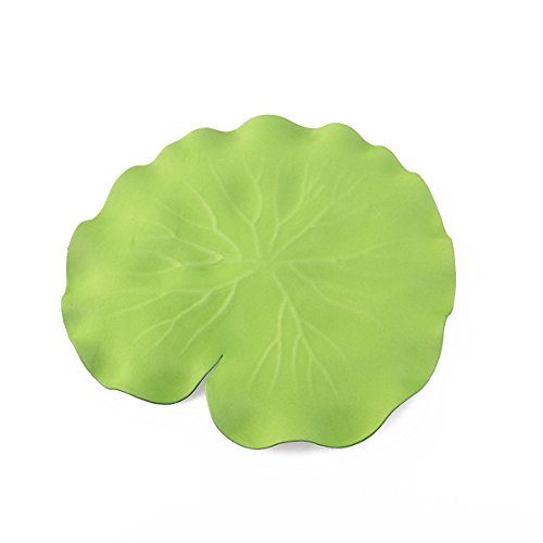 18CM Blätter künstliche Floating Foam Lotus Künstliches Blattwerk Teich Dekoration 10er Pack - 3