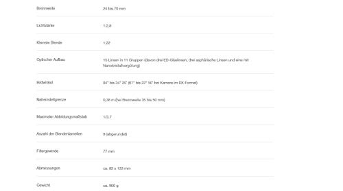 Compara Precios para Nikon 24-70 mm f/2.8 G ED - Objetivo para Nikon
(distancia focal 24-70mm, apertura f/2.8) color negro Revisión