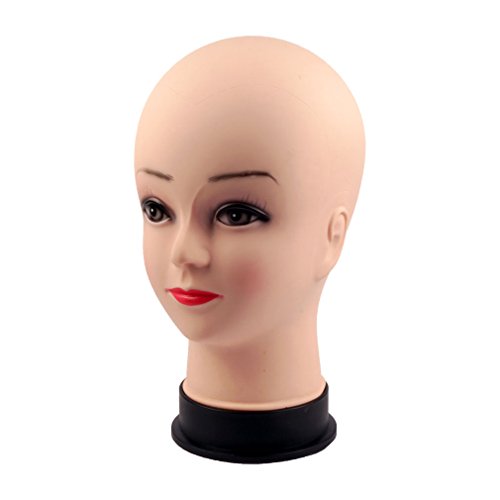 Sinoba Decorative Head/Wig Head for Wigs, Hats, 29 cm