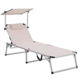 camping liegestuhl aluminium PRAKTISCH, LEICHT UND ROBUST: Dank der kompakten Maße kann die Liege platzsparend gelagert werden; die Liege wiegt zudem nur 6,6 kg, ist mit Griffen versehen und dadurch leicht zu transportieren. Ferner ist das Gestell rostfrei und korrosionsbeständig