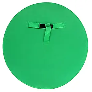 1pc Portable Green Screen Backdrop Plate Double Side Collapsible Background