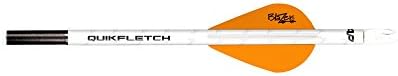 NAP Quickfletch w/Blazer Vanes White/Orange/Orange