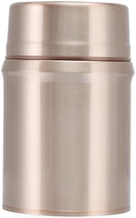 AJUNR-Vacuum 304 Stainless Steel Insulated Barrel Stew Porridge Artifact Stuffy Beaker Stew Pot 750Ml Champagne Gold Furniture Bento Box