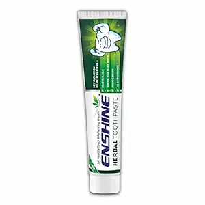 Enshine Herbal Toothpaste For Healthy Teeth & Refreshing Breath with New Multi-action Bio-active Formula 100g Each - Pack of 4