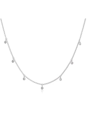 Thomas Sabo Damen-Collier Glam & Soul 925 Sterling Silber Länge von 40 bis 45 cm KE1536-051-14-L45v