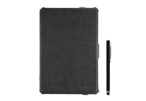 Trust Hardcover skin und folio Stand mit Stylus Pen für Apple iPad Mini