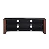 1HOME-curvo-TV-stand-Fits-32-1397-cm-4-K-Ultra-HD-Flat-or-Curved-OLED-LCD-LED-e-Plasma-Smart-TV-3D-in-vetro-nero-effetto-legno-di-noce