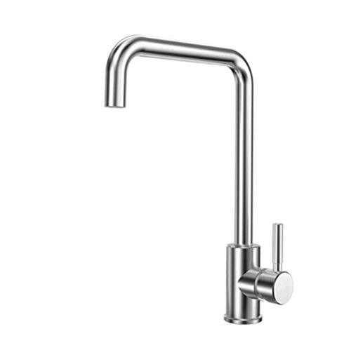 GAOTIAN Alliage de zinc noir simple robinet froid plat robinet robinet ustensiles de cuisine seul robinet froid
