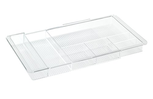 Wenko 22664100 Femme ausziehbar Make-Up Organizer, Kosmetik-Aufbewahrung , Acryl, transparent, 19.5 x 48 x 3 cm - 2