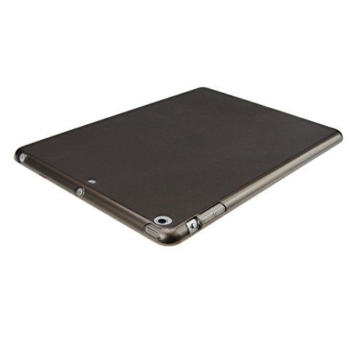 doupi PerfectFit Schutzhülle mit Staubstöpseln für iPad Air ( 1. Gen. ) A1474 A1475 A1476 Staubschutz Matt Clear Design TPU Schutz Hülle Silikon Schale Bumper Case Schutzhülle Cover, weiß - 6