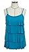 Nursing Breastfeeding Top Vest layered, (M10-12),(L12-14) turqoise