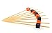 Produktbild Cocktail-Sticks, Holz, 9 cm, Rot / Schwarz, 100 Stück