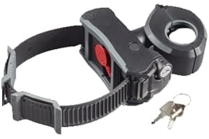 Uebler Fahrradträger mit Ratschenriemen für 1. Fahrrad, abnehmbar, Schwarz