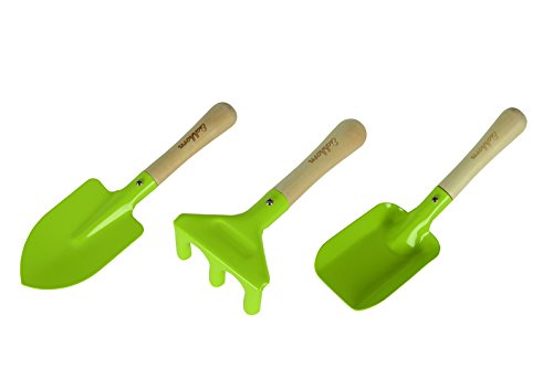 Eichhorn 100004575 – Gartenwerkzeug, 3-teilig, natur - 3