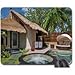 Price comparison product image Beach Hut with Jacuzzi Mouse Pad, Mousepad (Beaches Mouse Pad)