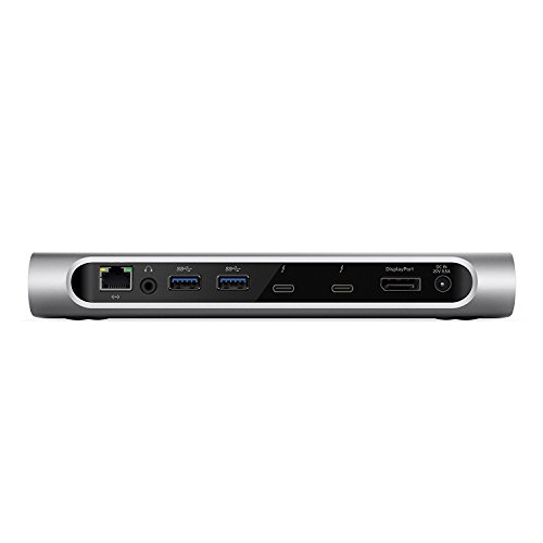 Belkin Thunderbolt 3 Express Docking Station (mit 1m Thunderbolt 3 Kabel, verbindet bis zu 8 Geräte, mehrere USB-C und USB Anschlüsse, kompatibel mit Mac – Aluminium) - 9