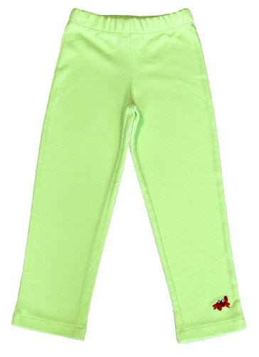 Green Nippers Baby Girl's Organic Cotton Leggings Pastel Green 6 - 12 Months