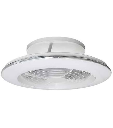 Ventilateur De Plafond LED Gamer 60W Avec Lumières RGB Et Télécommande - Blanc, 55.6 X 14.2 Cm - 3
