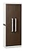 Toomax Wood Line S ART255COL Large Cupboard 2-Door with 4 Shelves and Broom Holder Polypropylene Beige / Brown
