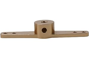 JOTEKONOBY Robust Aluminum Double Steering Rudder Tiller Arms for RC Models and Effective Design (3.1mm)