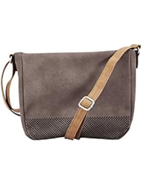 s.Oliver RED LABEL Damen City Bag mit Perforation pine bark 1