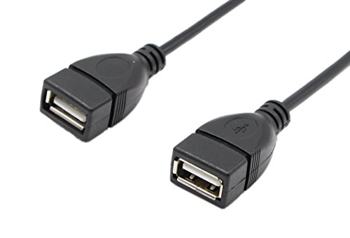 USB 2.0 Verlängerung cable-cerrxian 22,9 cm Mini USB-Kabel Combo Mini USB Winkel rechts und links Winkel Stecker auf USB Typ A 2.0 weiblich Daten und Ladekabel (1 Paar & # xff09; - 5