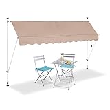 klemmmarkise 350 bauhaus Sonnenschutz: Den Sommer im Garten, auf dem Balkon oder der Terrasse genießen - Breite von ca. 300 cm