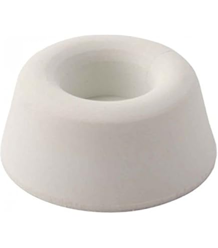 5 Weiße Gummi-Pads Für WC-Sitz – Oval, 60x22x12 Mm, Zum Austauschen & Stabilisieren