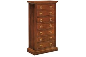 EsteaMobili MOBILE CASSETTIERA LEGNO 7 CASSETTI SETTIMANALE ARTE POVERA VENETA COL NOCE