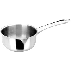 Ibili 665312 Casserole Bombée avec bec verseur Prisma 12 cm en Inox 18%
