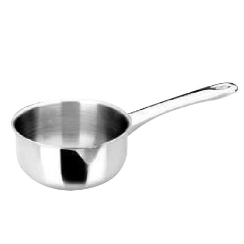 Ibili 665312 Casserole Bombée avec bec verseur Prisma 12 cm en Inox 18%