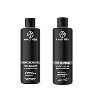 Khadi Men Anti-Dandruff Hair Cleanser Pack of 2