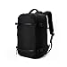 Produktbild LKJCZ Großer Laptop-Rucksack, Vintage-Leinwand-Rucksäcke, 20 Zoll Haltbares Geschäft Schlanke Reise Wasserbeständig Anti-Diebstahl Big College School Rucksack Mit USB-Ladehafen,Black,17Inch