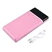 Produktbild 50000mAh Kompakte, große Kapazität Leichte, tragbare Powerbank mit ultraflacher Ladekapazität für Mobiltelefone - Pink