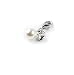 Produktbild 925 Silber Weiß &Silber Herz Charm Anhänger Clip-On Charm Design