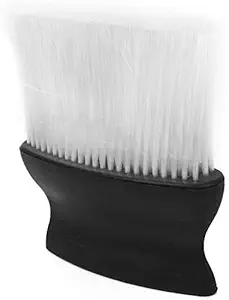 Doberyl Barber Neck Duster Brush for Hair Cutting, Soft Neck Cleaning Brush, Professional Salon Barber Tool Black