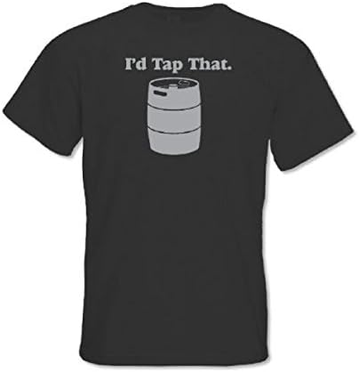Printed T Shirt I'd Tap That BLK_XL