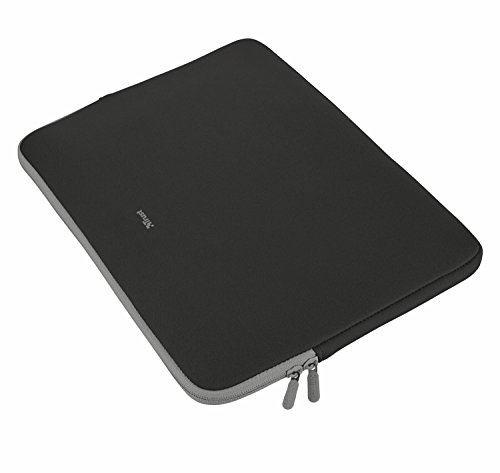 Trust Primo Soft Laptop Sleeve 11,6 Zoll weiche Schutzhülle (für Notebooks mit Bildschirmdiagonale bis 29,5 cm (11,6 Zoll)) schwarz