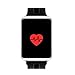 Produktbild saihui Fitness Tracker Blood Druck Herzfrequenz Monitor Activity Tracker Bluetooth Wireless Smart Watch, schwarz