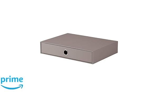 Soho A4 Filing Storage Box With 1 Drawer Taupe Amazon Co Uk