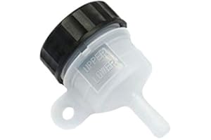 SYUU Maître-pied Bouteille de Liquide de Frein Arrière Réservoir de Maître-Cylindre de Frein Tasse d'Huile Universel pour Moto