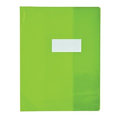 Elba Protège-cahier PVC 150 Strong Line 24x32 cm Translucide vert