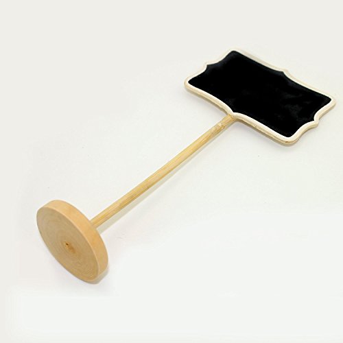 MFEIR® Mini Tafel Schilder mit Ständer für Nachricht Board Schilder, Rechteck, Set von 10, Rechteck #2 - 3