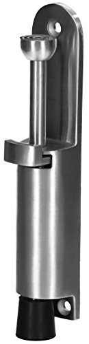 Stoppwerk Türfeststeller TF010 Edelstahl Türstopper Inkl. Befestigungsmaterial für die Tür ø3cm H:15,8cm Hub3,6cm - 7