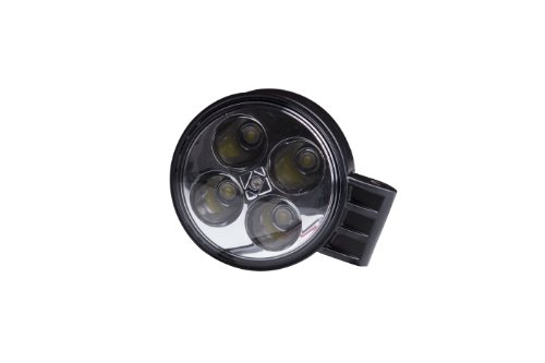 Preisvergleich Produktbild LED-Arbeitsscheinwerfer, Zusatzscheinwerfer, Rückfahrscheinwerfer, 12V, 24V, 12W, rund, IP67, schwarz, LY8012C