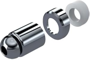 FEYZA YAPI Klozet Taharet Çubuğu ucu Oynar Başlıklı Krom renk