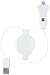 Produktbild Scosche i2RW strikeLINE Retractable Sync Kabel für Lightning weiß