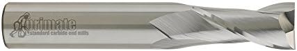 CGC Tools CEM1564F2 Primate Square Nose End Mill, 2 Flute, 15/64" Diameter, 3/4" LOC, 2-1/2" OAL, 1/4" Shank